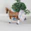 Unstuffed plush animal kids amusement toy rides toys, riding horse toy