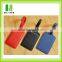 New design fashion hot sale leather rubber luggage customized chalkboard name tags