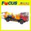 Concrete mixing pump on truck with Aggregate Weighting System