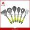 Plastic nylon kitchen utensils slotted turner/spoon/spaghetti server/ladle for modern kitchen designs