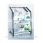 Customized movable free standing stainless steel newspaper rack