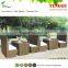 Long bench design PE rattan wicker garden chair