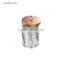 Carrara White Marble Candle Holder Candle Jar with Copper Lid