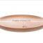 Food Serving Non-slip Round Shape Wooden Tray