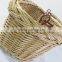 Large new design natural wicker bike basket rattan