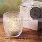table candle holder Set of Square Mercury Glass Vases