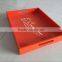 painted modern handled large wooden tray