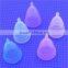 2017 Summer very popular collapsible silicone menstrual period cup for feminie