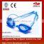 Wholesales custom printed racing transaprent lens swimming goggle
