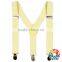 New Style Fashion Design Elastic Multicolor Metal Adjustable Clip Suspender