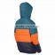 Boys' Puffy Look Reversible Down Feather Jacket With Welt Hand Pockets