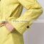 China factory custom made twill khaki double breasted short trench coat for women