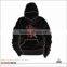 Men's New Apparel 100% Cotton Microfiber printed Custom Zipper -up Hoodies