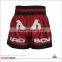 High Quality Custom Muay Thai Red Boxing Shorts