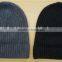 Wholesale custom men rib knit 100% cashmere beanie