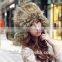 2016 New Style Winter Thick Warm Headgear Faux Fox Fur Women Hats Hot Fashion Cute Casual Female Elegant Caps
