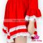 Christmas Dress Girl Clothes with tassel Application Long Sleeve Children Dress Ball Gown Red