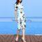 Z&M 2017 women maxi beach dress ladies skirt top Lady's floral skirt