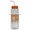 USA Made 32 oz Transparent Sports Bottle With Straw Lid - BPA/BPS-free, FDA compliant and comes with your logo