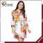 Bridesmaid Robes Colorful Summer Bride Satin Robe Floral Robes FRS020