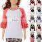 Wholesale Ruffle Raglan Children's Boutique Clothing