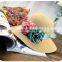 Summer Collapsible Straw Hat Straw Plaited Article Outdoors Sunshade Hat