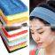 Fashion Candy color elastic Toweling Yoga sport sweatband toweling headband wholesale