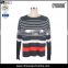 Tops For Women 2016 Long Sleeve Batwing Stripe Woman Sweater Taobao Clothes