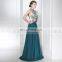 Gorgeous High Neckline Open Back Beaded Prom Dress Long Prom Dresses LX375