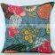 16" Kantha work Cushion Pillow Cover Throw kantha Handmade Embroidery Work Home Decorative Traditional ethnic decor