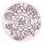 Promotional gift round absorbent ceramic coaster