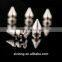 Solid Brass screw back decorative small tree shaped punk spikes