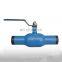 Small Size Lever Operated All-Welded Ball Valve for welding for heat supply