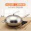 Full Screen Wok Energy Gathering Honeycomb Frying Pan Uncoated Stainless Steel Pot Wholesales