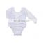 Infant Toddlers Soft  Blank White Newborn Bodysuit Cute Casual Lace Baby Girl Romper