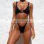 Swimsuits Women Summer 2019 Bikini Cut Out Thong Bathing Suit High Waist Sexy Swimsuit Solid Micro Swimwear Women Biquini
