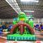 Kids outdoor frog theme inflatable bounce obstacle course for sale