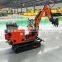 cheapest 800kg crawler mini excavator with CE certificate for sale