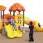 Playful outdoor plastic kids sliding toys playground kids plastic slide combination