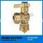 Forged Brass angle lockable ball valve