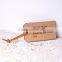 Custom made logo and painted color wooden scutcheon tags