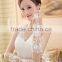 Instyles 2015 New White Satin Lace Beads Fingerless Wedding Dresses Bridal Gloves