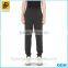 Mens pants factory for black 100% cotton plain dyed capri pants for men