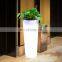 Factory waterproof light up illuminated led light flower vase led flower pot