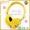 Cartoon cute lovely fancy coolest fashion popular wholesale sponge bob kids headphones
