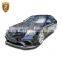 MSY Style Forged Carbon Fiber+ FRP W222 S63 Body Kit Engine Hood Front Lip Rear Bumper For Mercedes Bens S Class