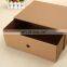 Kraft Folding Mailer Boxes Brown Corrugated Paper Corrugated Board box for shoe