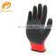 China 3/4 Latex Coated Palm Gloves Industrial Latex Cotton Work Gloves Blue Latex Rubber Dipped Gloves