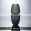 Luxury Home Decoration And Garden Flower Grey Gilded Glass Bottle Vase For Home Decor