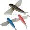 Hot sale  3D Big Game Latest Design hard silicone bait PVC rubber flying soft fishing lures With  Wings
